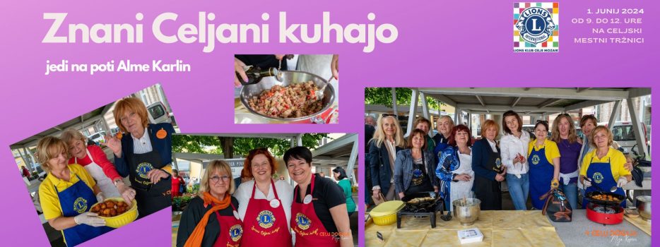 Znani Celjani kuhajo – Jedi na poti Alme Karlin