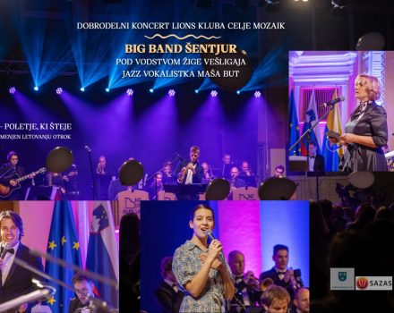 Koncert Big band Šentjur ob 27-letnici Lions kluba Celje Mozaik