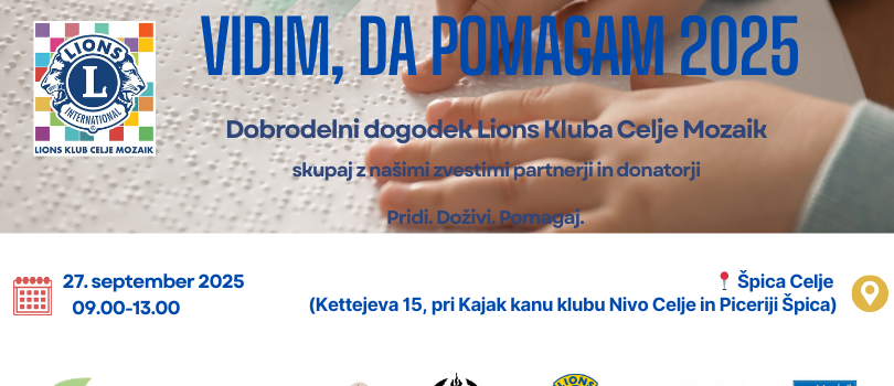 Vidim, da pomagam 2025